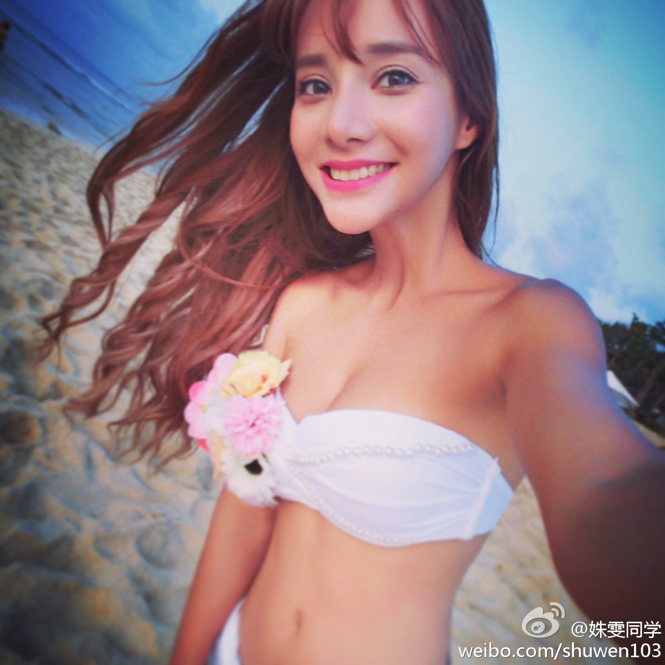 福师大中俄混血校花姝雯同学走红私照美到窒息 1